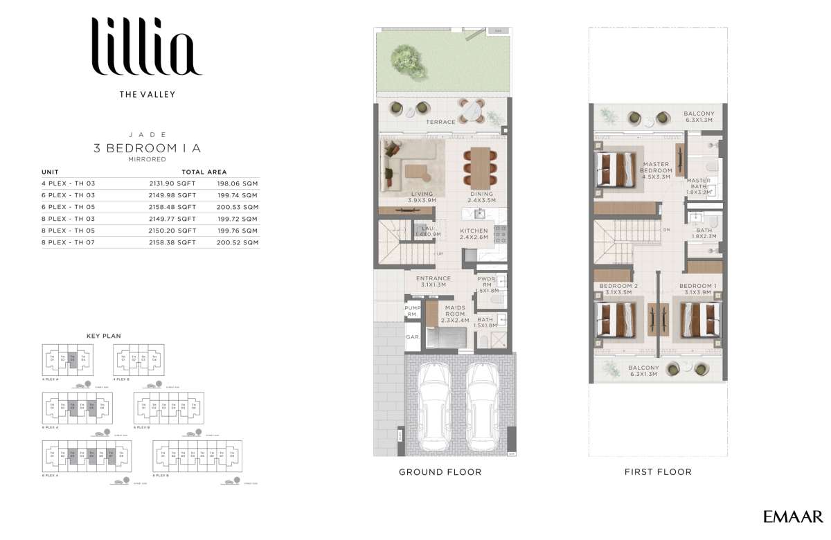 3 Bedroom A, Jade Mirrored_copy_85